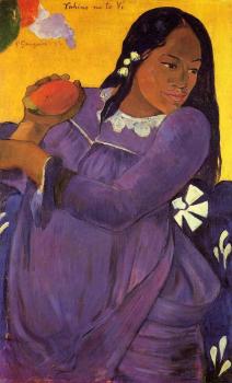 Woman with a Mango